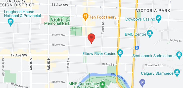 map of 604 128 15 Avenue SW